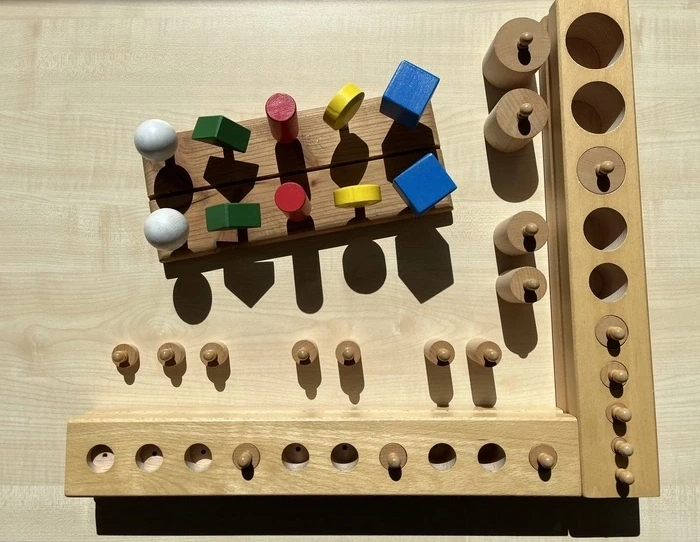 Montessori pomůcky - Tvary a velikosti