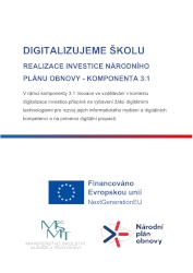 Plakát Digitalizujeme školu